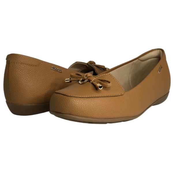 Mocasines para dama color camel