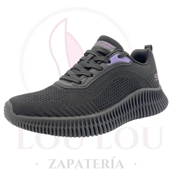 Tenis Skechers Bobs Sport color negro