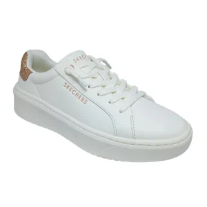 SKECHERS-COURT-BREAK-MINI-GLITZER-BLANCOS-VISTA-FRONTAL