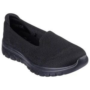SKECHERS-GRACEFUL-NEGROS-VISTA-FRONTAL